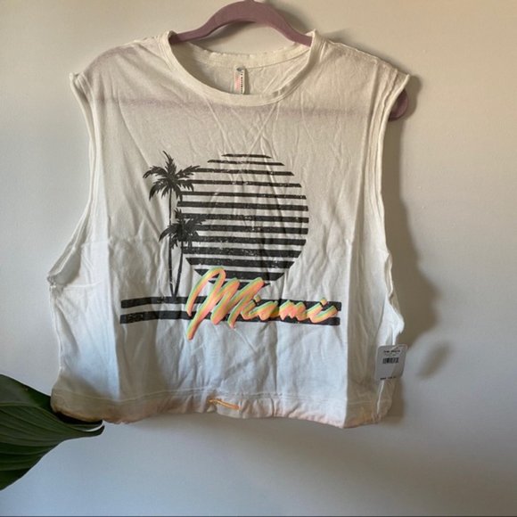 NWT Free People Bring the Heat Miami Crop Small - Picture 2 of 6
